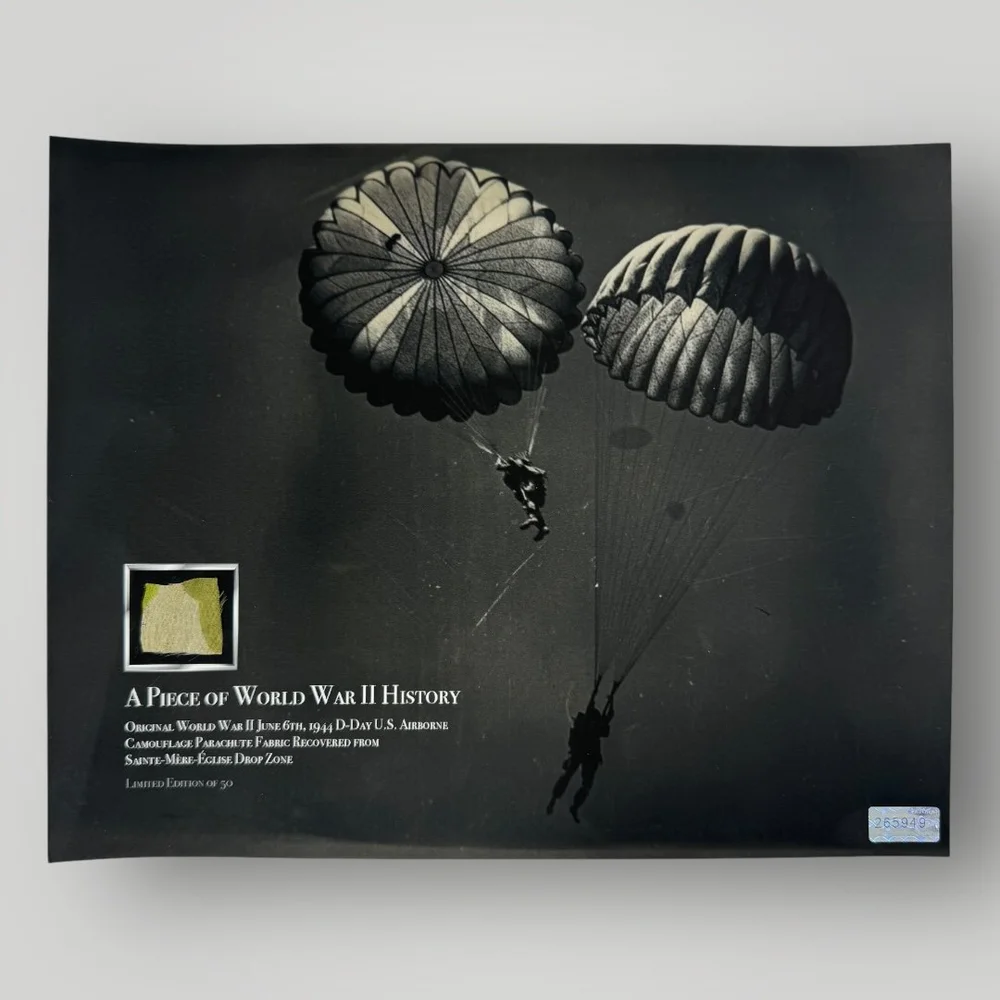 【廃盤希少品】PARACHUTE 35th Anniversary LIVE Authentic D-Day WWII U.S. Airborne Sainte-Mère-Église Camouflage